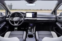 The VW e-Golf’s interior design and technology features for 2025